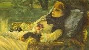 James Joseph Jacques Tissot The Dreamer painting